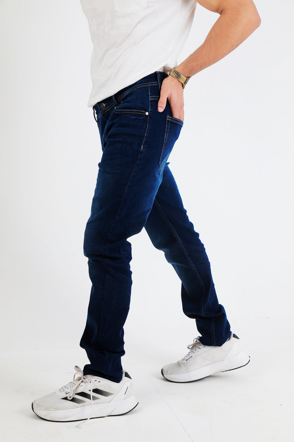 Men's Premium Slim Fit Denim Dark Wash